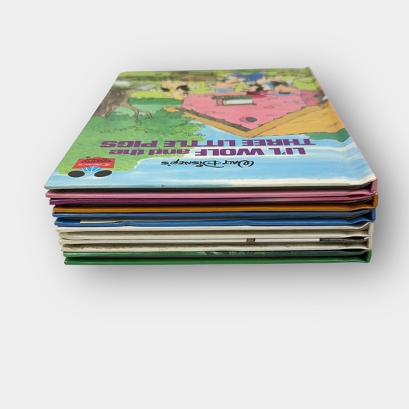 Vintage Disney Hardcover Storybook Lot Random House Golden Press Damaged - Picture 4 of 11